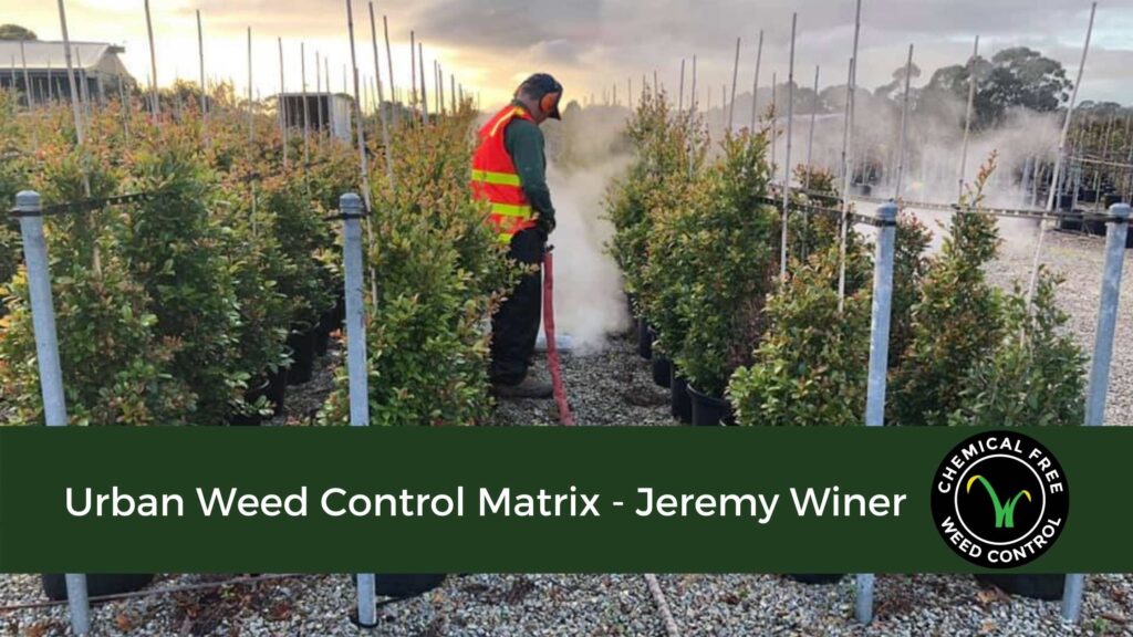 Urban Weed Control Matrix - Jeremy Winer